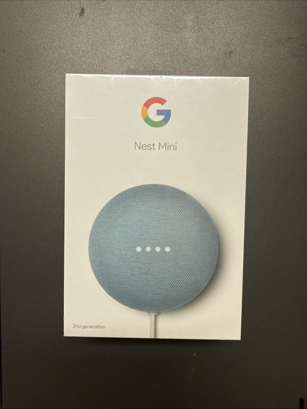 google Nest Mini Light Blue Smart Speaker